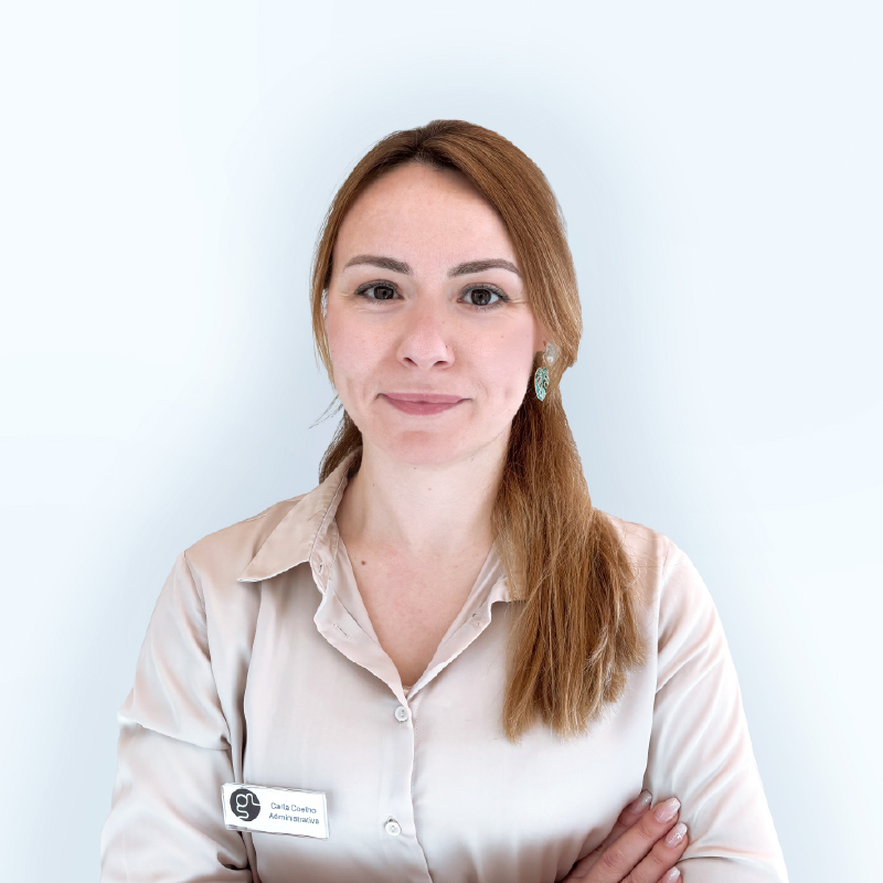 Carla Coelho, rececionista e administrativa