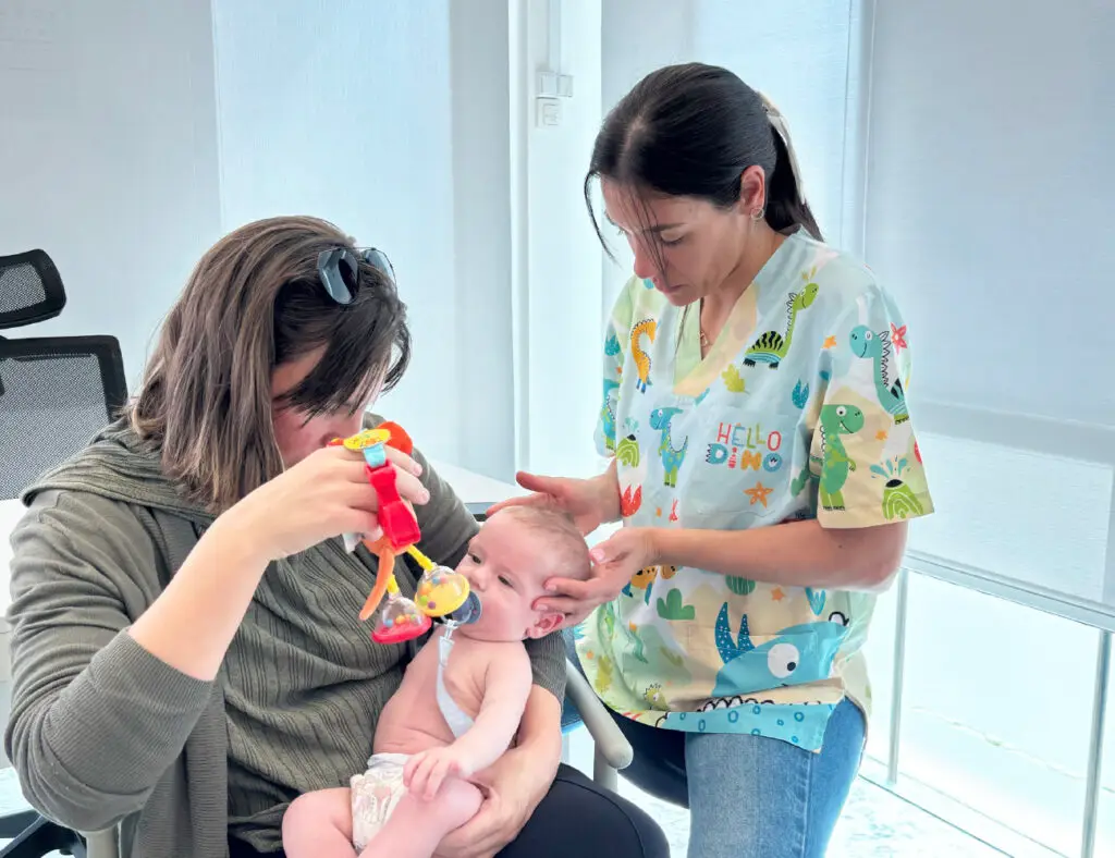 Consulta de fisioterapia infantil